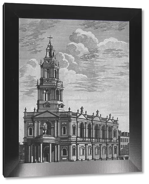 St Marys Church in the Strand, London, mid 18th century. Artist: James Cole