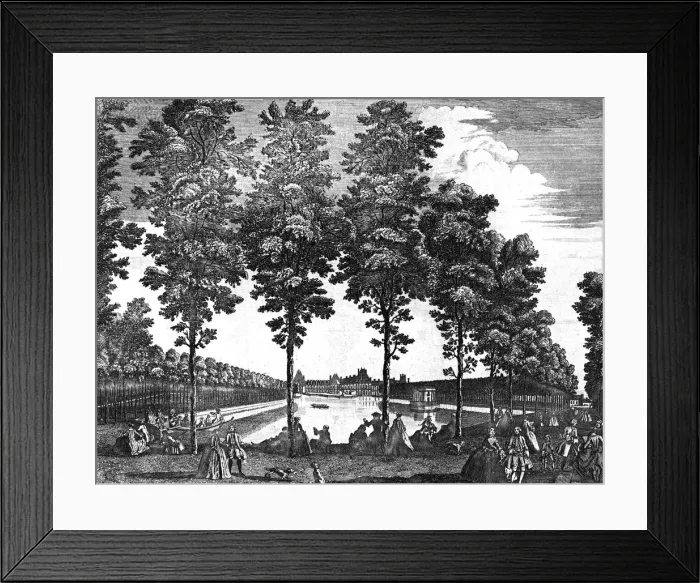 Framed Print : Royal Palace of Fontainebleau, France, 1750 Framed Print : Royal Palace of Fontainebleau, France, 1750