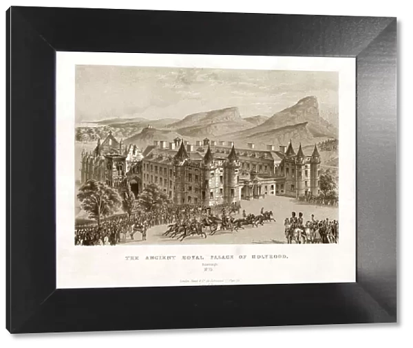 The Ancient Royal Palace of Holyrood. Edinburgh, mid 19th century