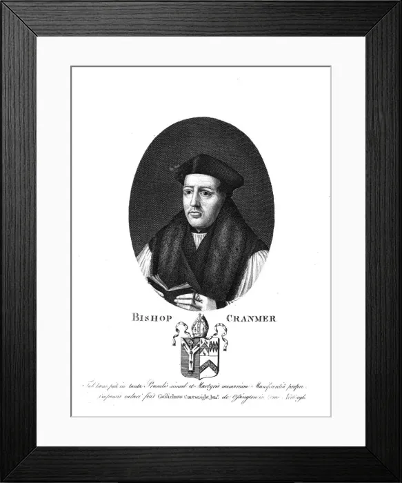 Framed Print : Bishop Cranmer, (18th century?) Framed Print : Bishop Cranmer, (18th century?)
