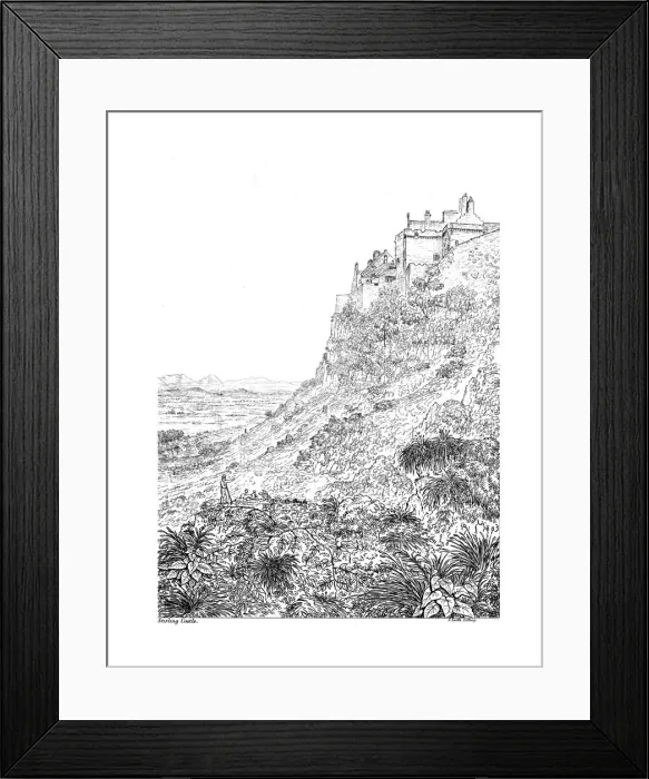Framed Print : Stirling Castle, Stirlingshire, 19th century. Artist:s Leith Framed Print : Stirling Castle, Stirlingshire, 19th century. Artist:s Leith