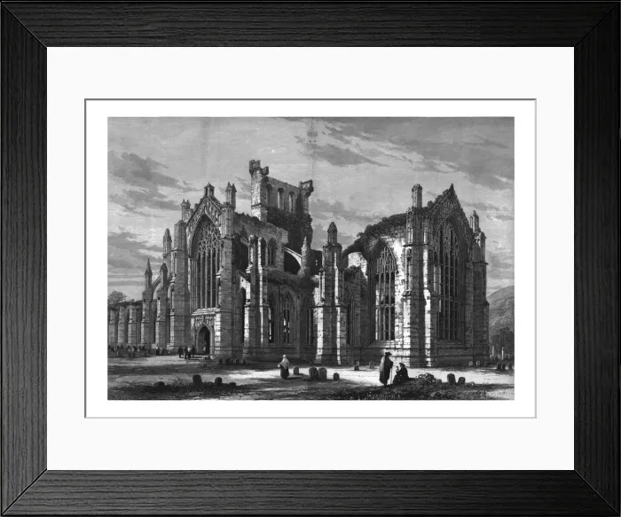 Framed Print : Melrose Abbey Framed Print : Melrose Abbey