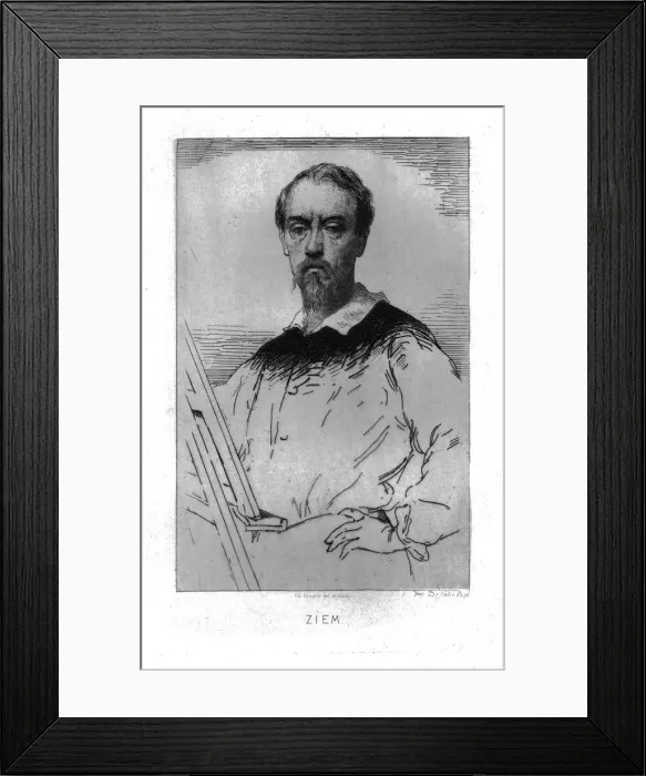 Framed Print : Ziem, c1869. Artist: Charles Chaplin Framed Print : Ziem, c1869. Artist: Charles Chaplin