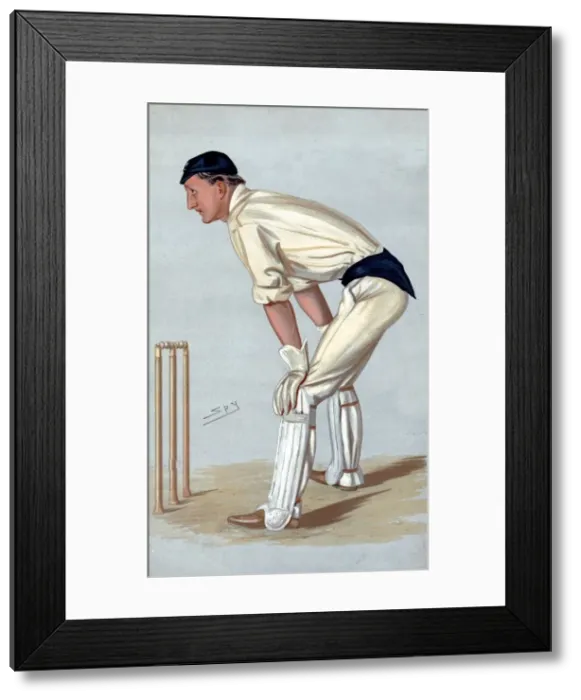 Framed Print : Oxford Cricket, 1889. Artist: Sir Leslie Matthew Ward Framed Print : Oxford Cricket, 1889. Artist: Sir Leslie Matthew Ward