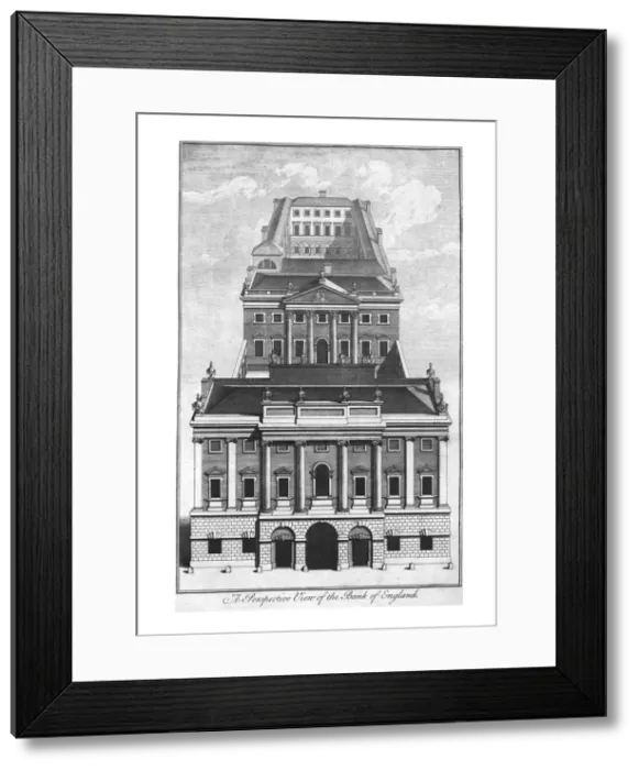 Framed Print : A Perspective View of the Bank of England. c1775 Framed Print : A Perspective View of the Bank of England. c1775