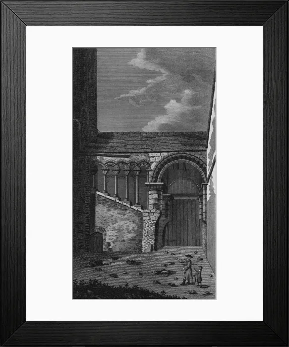 Framed Print : Strangers Hall, Christ Church, Canterbury, 18th century. Artist: Coote Framed Print : Strangers Hall, Christ Church, Canterbury, 18th century. Artist: Coote