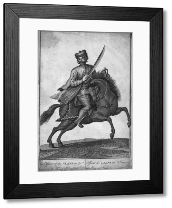 Framed Print : The Officer of the Ulans in the Service of the King of Prussia, (18th century?) Framed Print : The Officer of the Ulans in the Service of the King of Prussia, (18th century?)