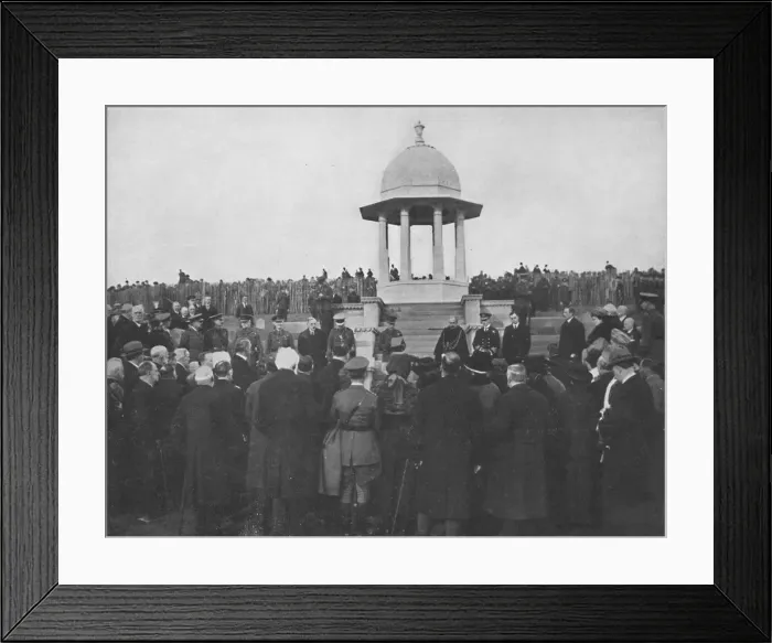 Framed Print : Unveiling of the Chattri by H. R. H. The Prince of Wales, 1st February 1921, (1939) Framed Print : Unveiling of the Chattri by H. R. H. The Prince of Wales, 1st February 1921, (1939)