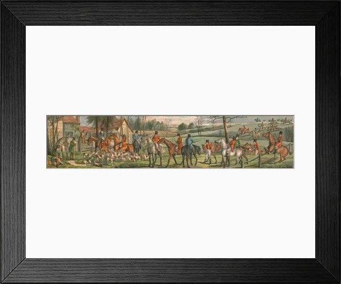 Framed Print : The Hunt - The Death, 1820, (1890). Artist: Henry Thomas Alken Framed Print : The Hunt - The Death, 1820, (1890). Artist: Henry Thomas Alken