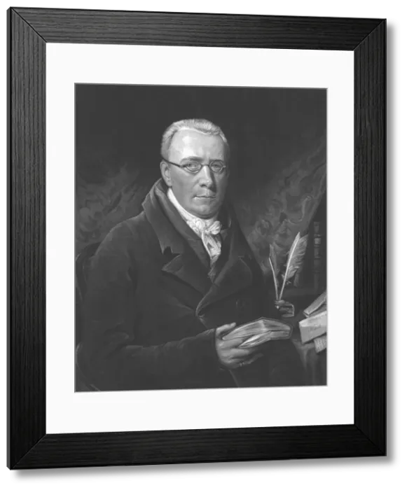 Framed Print : The Reverend John Evans M. A. 1812. Artist: Henry Meyer Framed Print : The Reverend John Evans M. A. 1812. Artist: Henry Meyer