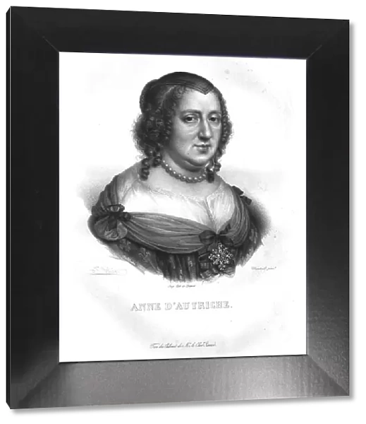 Anne of Austria, (c1820-1840). Artist: Zephirin Felix Jean Marius Belliard