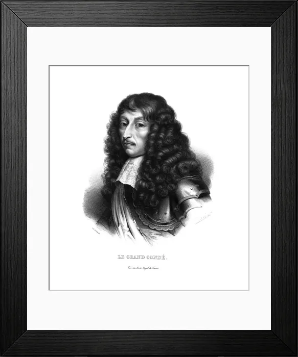 Framed Print : Louis de Bourbon, Prince de Conde, (c1820s). Artist: Zephirin Felix Jean Marius Belliard Framed Print : Louis de Bourbon, Prince de Conde, (c1820s). Artist: Zephirin Felix Jean Marius Belliard