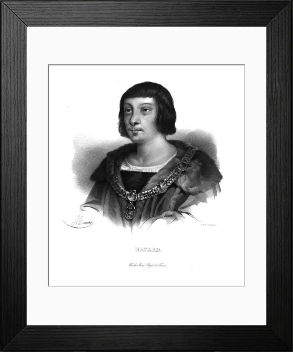 Framed Print : Pierre Terrail of Bayard, (c1820s). Artist: Maurin Framed Print : Pierre Terrail of Bayard, (c1820s). Artist: Maurin