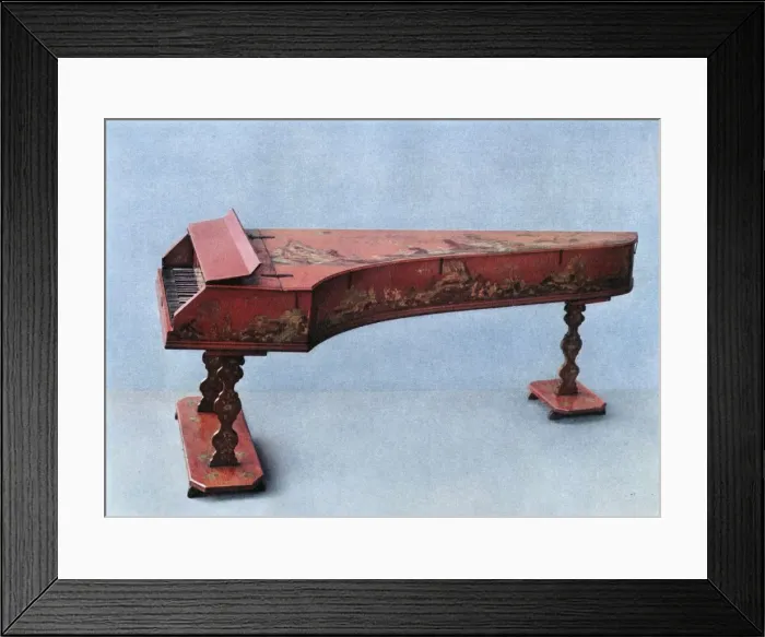 Framed Print : Eighteenth century harpsichord, 1948 Framed Print : Eighteenth century harpsichord, 1948