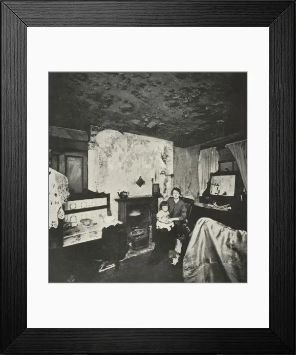 Framed Print : One-Roomed House for Five, (1938) Framed Print : One-Roomed House for Five, (1938)