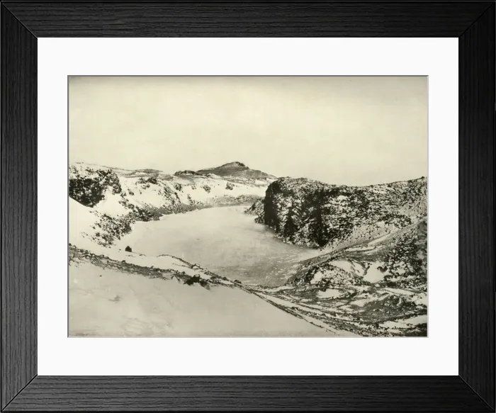 Framed Print : A Freshwater Lake near Cape Barne, c1908, (1909) Framed Print : A Freshwater Lake near Cape Barne, c1908, (1909)