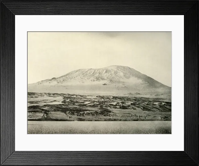 Framed Print : Mount Erebus... The Old Crater on the Left, c1908, (1909) Framed Print : Mount Erebus... The Old Crater on the Left, c1908, (1909)