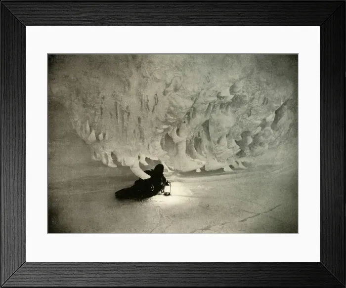Framed Print : An Ice Cave in the Winter, c1908, (1909) Framed Print : An Ice Cave in the Winter, c1908, (1909)