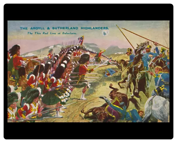 The Argyll & Sutherland Highlanders. The Thin Red Line at Balaclava, 1854, (1939)