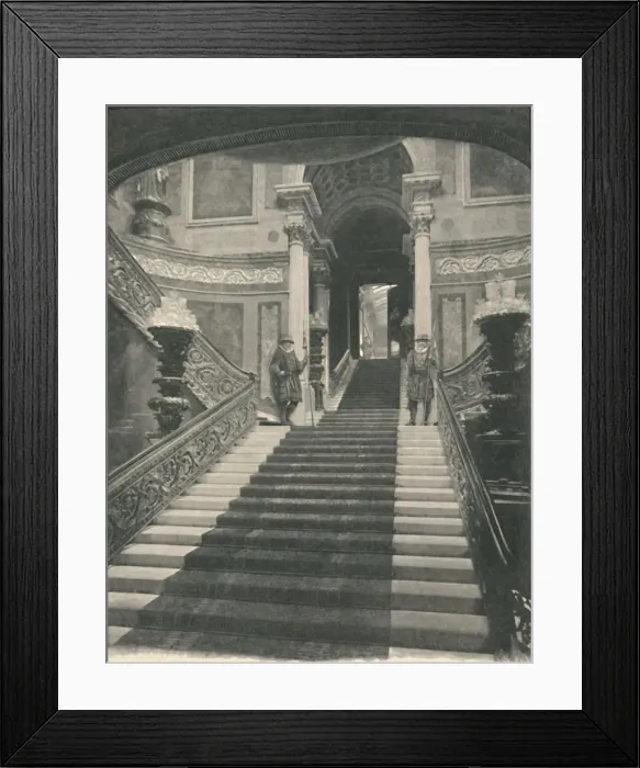 Framed Print : Buckingham Palace: The Grand Staircase, 1886 Framed Print : Buckingham Palace: The Grand Staircase, 1886