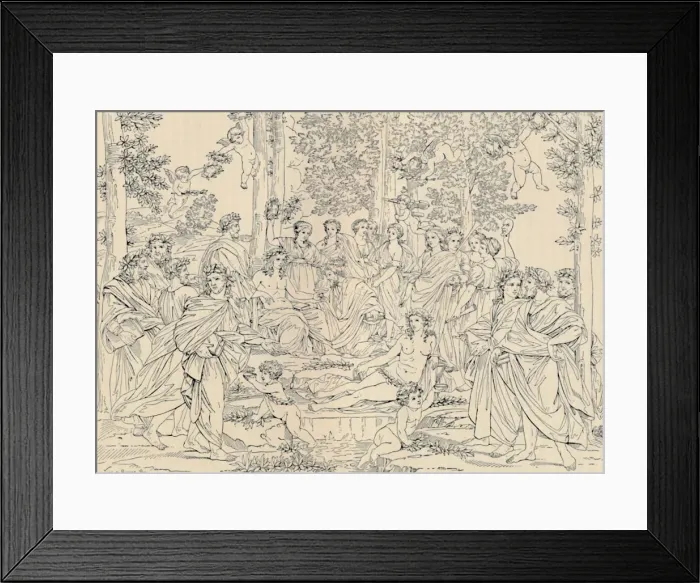 Framed Print : Parnassus, 1886 Framed Print : Parnassus, 1886