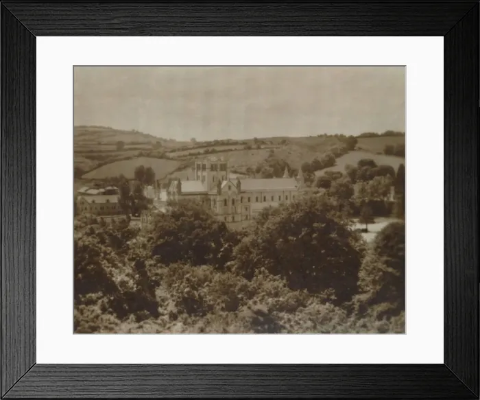 Framed Print : Buckfast Abbey Church (South East), late 19th-early 20th century Framed Print : Buckfast Abbey Church (South East), late 19th-early 20th century