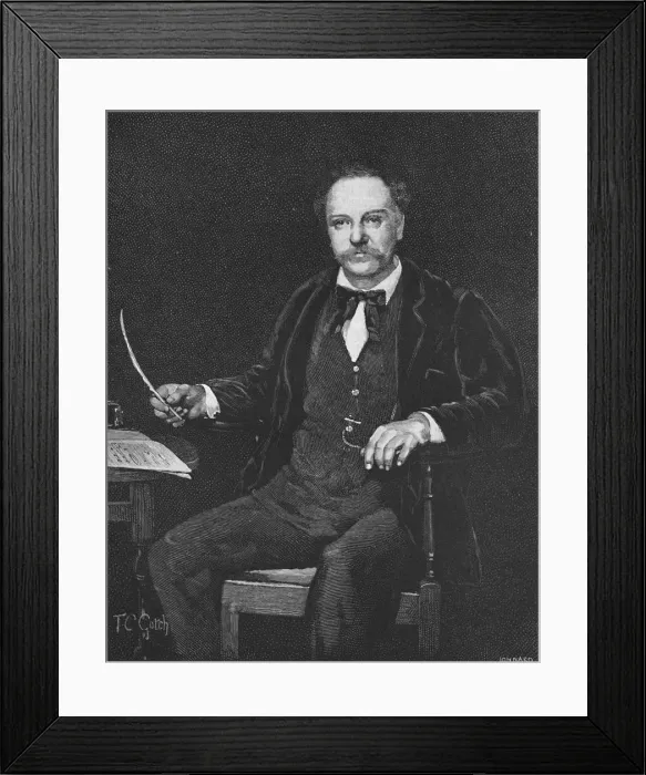 Framed Print : Charles Santley, 1886. Artist: Jonnard Framed Print : Charles Santley, 1886. Artist: Jonnard