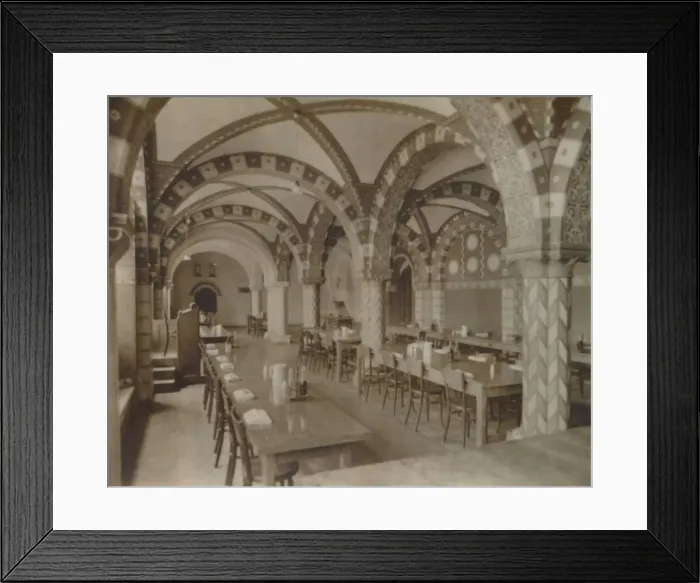 Framed Print : The Refectory, Buckfast Abbey, late 19th-early 20th century Framed Print : The Refectory, Buckfast Abbey, late 19th-early 20th century