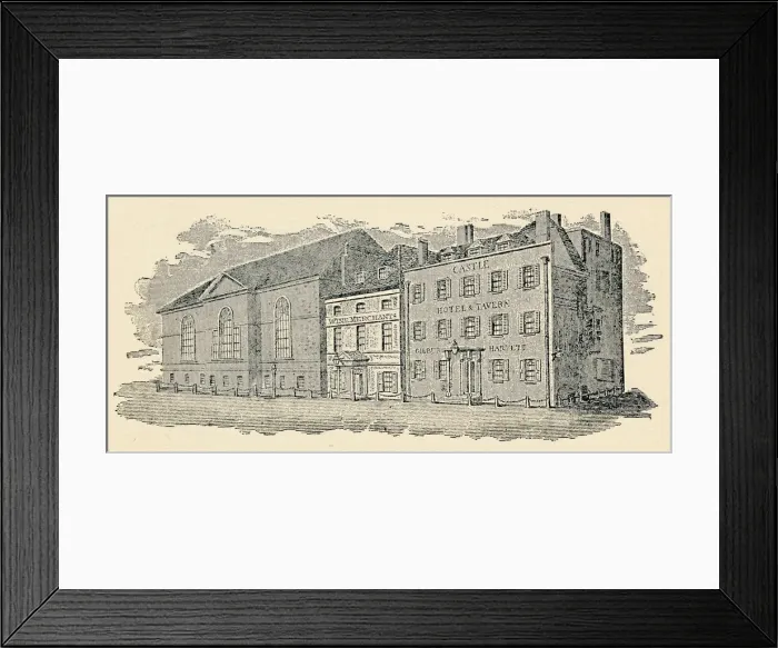 Framed Print : The Castle Tavern, Brighton, 1814, (1939) Framed Print : The Castle Tavern, Brighton, 1814, (1939)