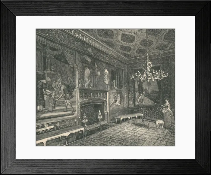 Framed Print : The Tapestry Room, 1886 Framed Print : The Tapestry Room, 1886