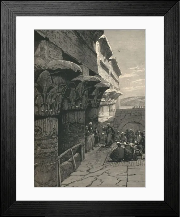 Framed Print : The Pillared Hall of Ezneh, 1879, (1886) Framed Print : The Pillared Hall of Ezneh, 1879, (1886)