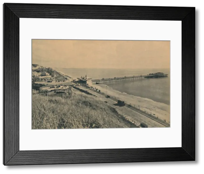 Framed Print : Boscombe Pier and Sea Front, 1929 Framed Print : Boscombe Pier and Sea Front, 1929