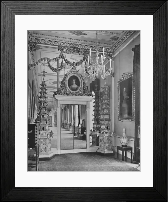 Framed Print : The Principal Corridor, Buckingham Palace, South End, 1939