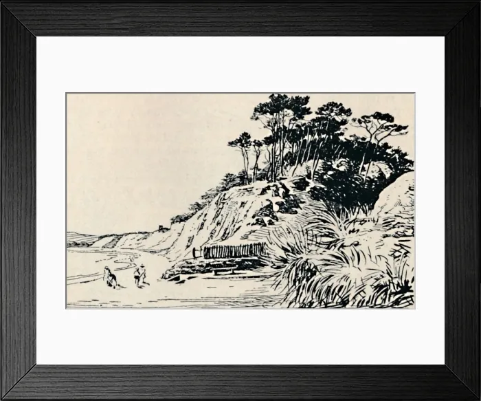 Framed Print : Branksome Chine, 1929 Framed Print : Branksome Chine, 1929