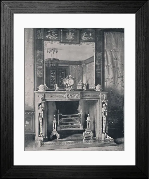 Framed Print : Marble Mantelpiece, 1939 Framed Print : Marble Mantelpiece, 1939