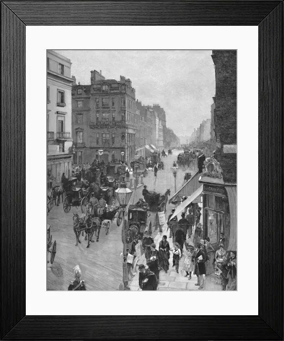 Framed Print : Piccadilly, c1883, (1896) Framed Print : Piccadilly, c1883, (1896)