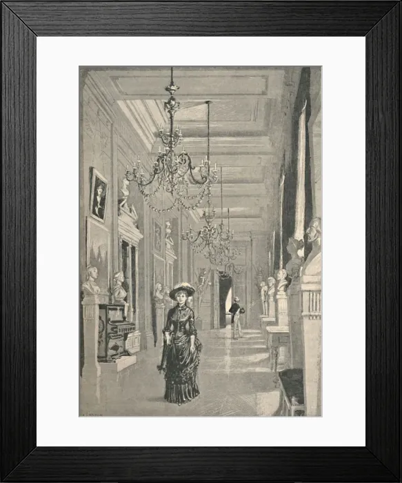 Framed Print : The Long Gallery, Musee De L Opera, 1886 Framed Print : The Long Gallery, Musee De L Opera, 1886