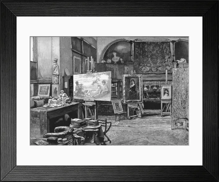 Framed Print : The Studio, 1896. Artist: William Hatherell Framed Print : The Studio, 1896. Artist: William Hatherell