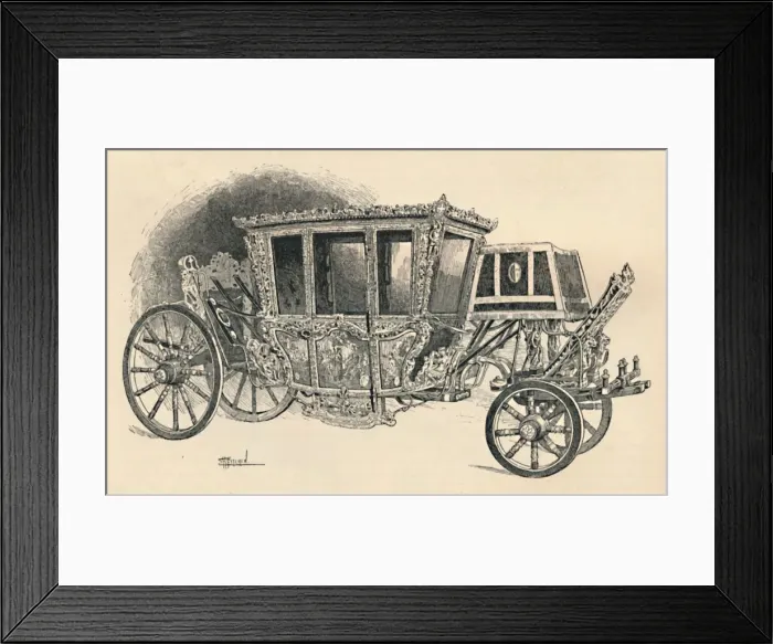 Framed Print : The Speakers Carriage: Seventeenth Century. (South Kensington), 1886. Artist: E H Fitchen Framed Print : The Speakers Carriage: Seventeenth Century. (South Kensington), 1886. Artist: E H Fitchen