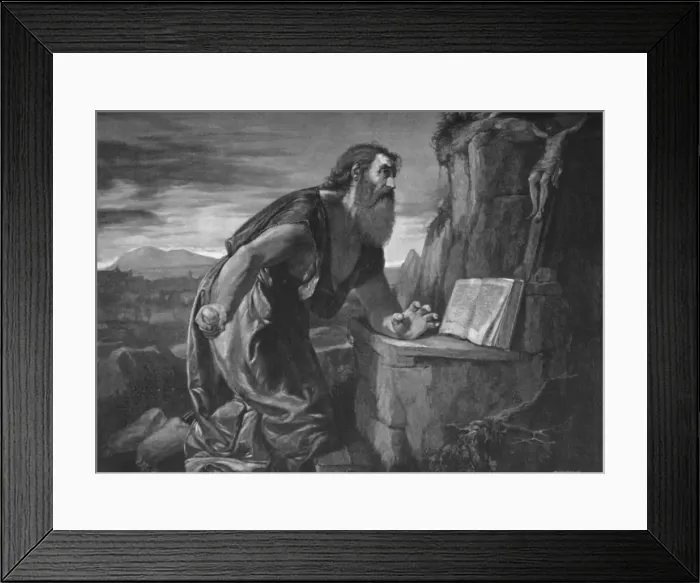 Framed Print : St. Jerome in the Wilderness, c1525-1530, (1896) Framed Print : St. Jerome in the Wilderness, c1525-1530, (1896)