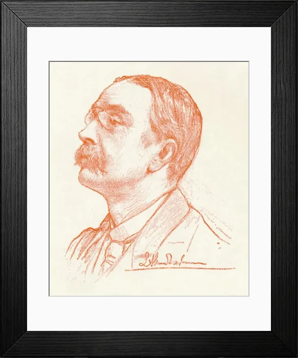 Framed Print : G. H. Boughton, R. A. 1896. Artist: Sir Lawrence Alma-Tadema Framed Print : G. H. Boughton, R. A. 1896. Artist: Sir Lawrence Alma-Tadema