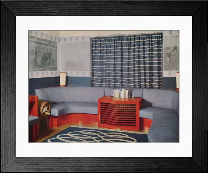 Framed Print : Games Room - Cocktail Bar in the Earl of Jerseys London house, 1938 Framed Print : Games Room - Cocktail Bar in the Earl of Jerseys London house, 1938