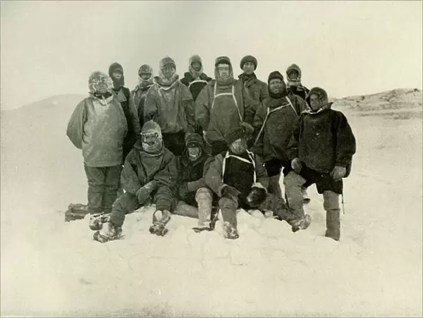 A Group of the Shore Party at the Winter Quarters, c1908, (1909)