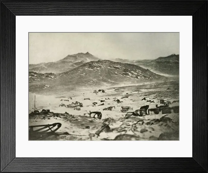 Framed Print : The Start of a Blizzard at the Winter Quarters, c1908, (1909) Framed Print : The Start of a Blizzard at the Winter Quarters, c1908, (1909)