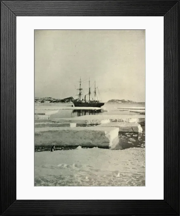 Framed Print : The Landing-Place Wharf Broken Up, c1908, (1909) Framed Print : The Landing-Place Wharf Broken Up, c1908, (1909)