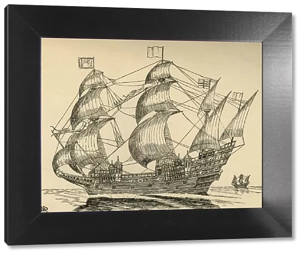 An Elizabethan Galleon, (1931). Artist: Charles Henry Bourne Quennell