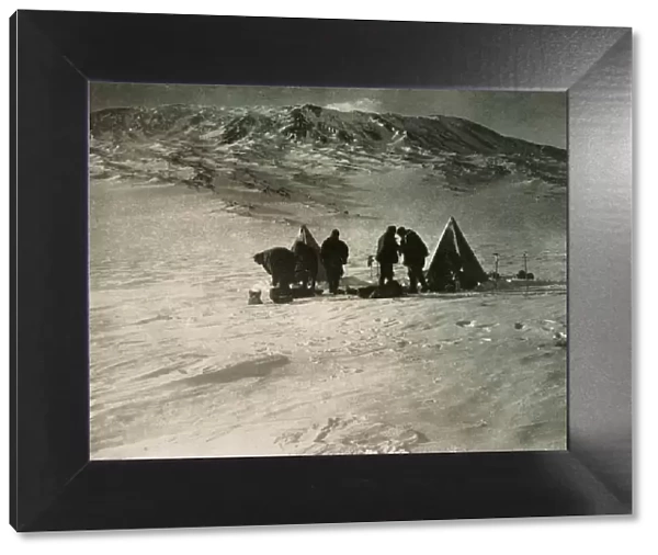 The Camp 7000 Feet Up Mount Erebus, 1908, (1909)