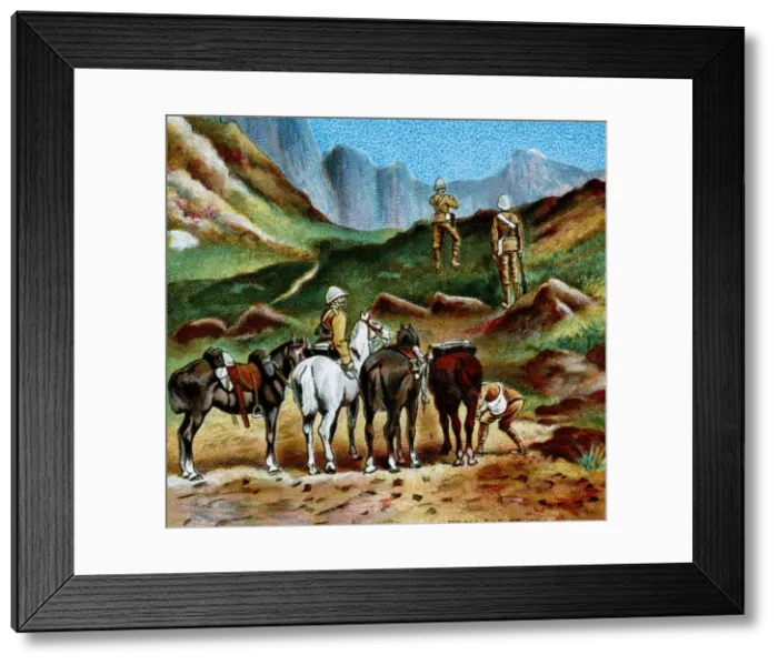 Framed Print : Bobs Eyes, British Scouts, 1900 Framed Print : Bobs Eyes, British Scouts, 1900