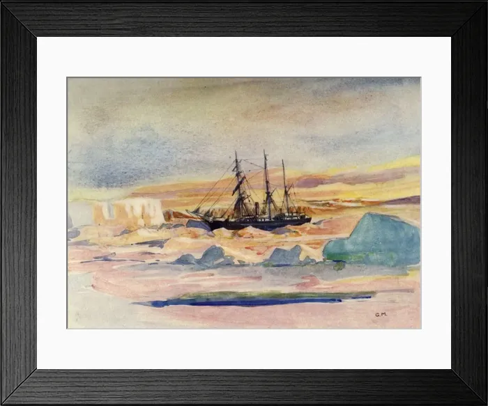 Framed Print : The Nimrod Returns, c1908, (1909). Artist: George Marston Framed Print : The Nimrod Returns, c1908, (1909). Artist: George Marston