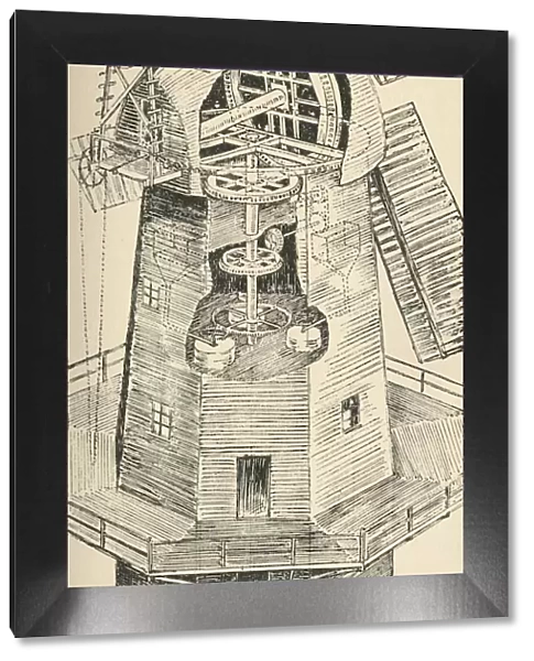 A Smock Mill, (1931). Artist: Charles Henry Bourne Quennell